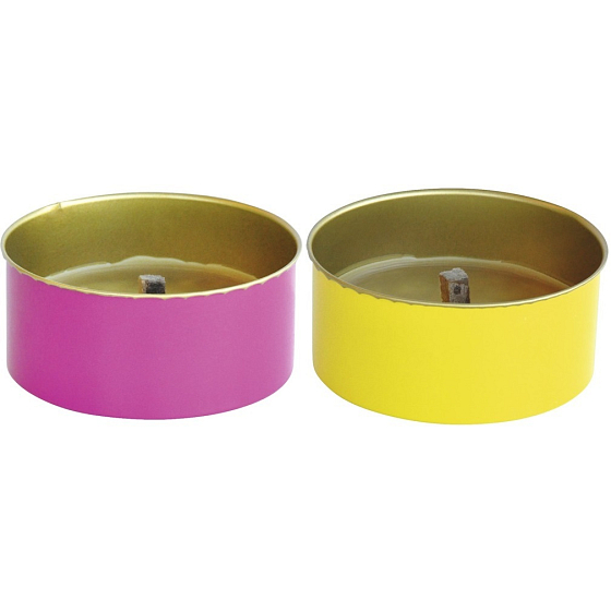 Citronella Marschal mini repelentný vonná sviečka proti komárom, v plechu 200 x 45 mm 2 kusy