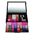 Body Collection Mirrorr PALLET veľká kozmetická make-up kazeta v čiernom puzdre
