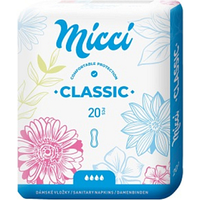 Micci Classic dámske vložky, 20 ks