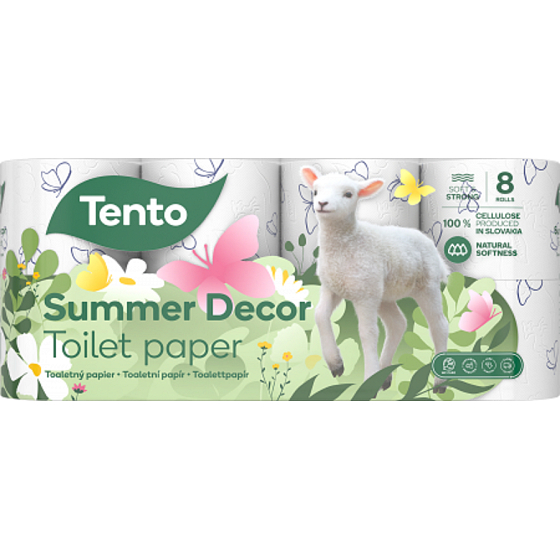 Tento Summer Decor parfumovaný 3 vrstvový 150 útržkov 8 kusov