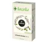 Leros Šalvia bylinný čaj na podporu prirodzenej imunity, odolnosti dýchacích ciest a hormonálnej rovnováhy 20 x 1,5 g