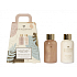 Grace Cole Vanilla sprchový gél 50 ml + telové mlieko 50 ml, kozmetická sada pre ženy