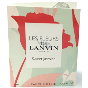 Lanvin Les Fleurs Sweet Jasmine toaletní voda pro ženy 2 ml s rozprašovačem, vialka