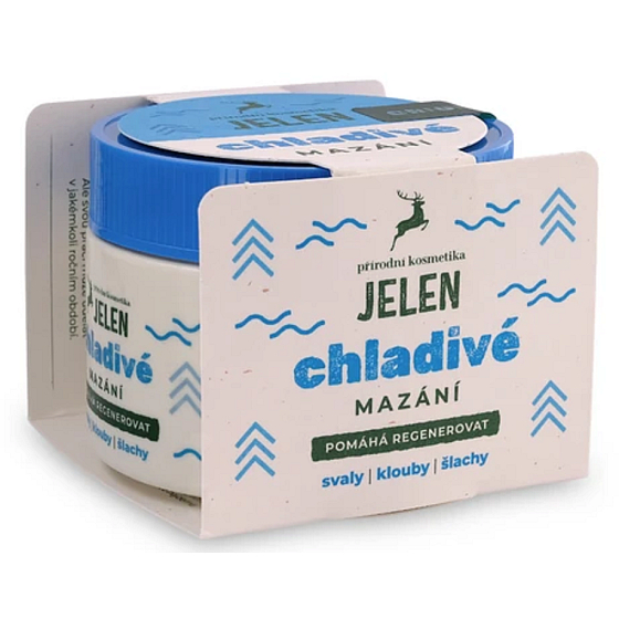 Jelenie chladivé mazivo na svaly, kĺby, chrbát a šľachy 250 ml