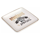 Albi podnos na drobnosti - Dedkovia sú otcovia bez pravidiel 8,5 x 8,5 cm