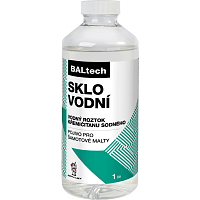 BALTECH vodné sklo, pre namiešanie šamotovej lepiacej malty, 1 l