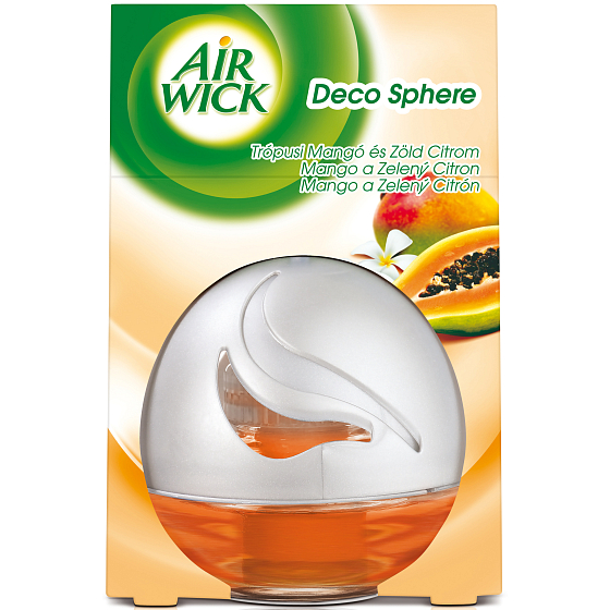 Air Wick Decosphere Mango a Zelený citrón osviežovač vzduchu 75 ml