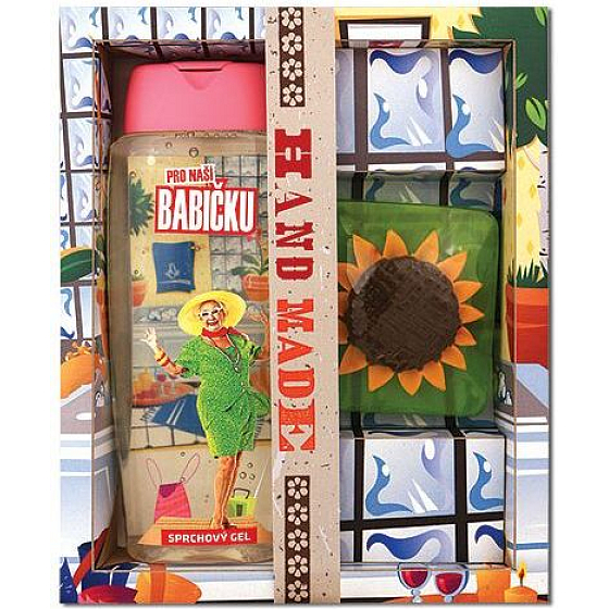 Bohemia Gifts Babička sprchový gél 300 ml + toaletné mydlo 70 g, kozmetická sada