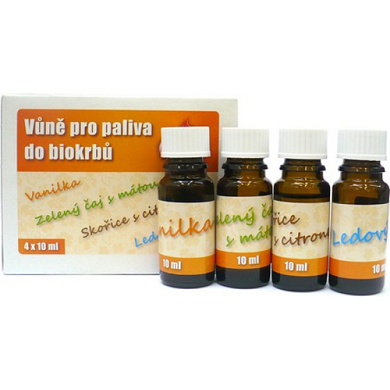Pe-Po Vôňa pre palivá do biokrbov 4 x 10 ml