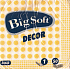 Big Soft Decor papierové ubrousky1 vrstvové 33 x 33 cm 50 kusov žltej