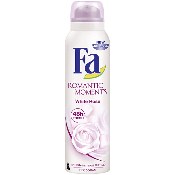 Fa Romantic White Rose deodorant sprej pre ženy 150 ml