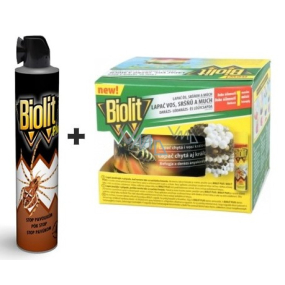 Biolit Plus Stop pavúkom sprej 400 ml + lapač na osy, sršne a muchy komplet 200 ml