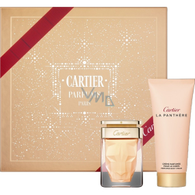 Cartier La Panther toaletná voda 50 ml + telový krém 100 ml, kozmetická sada