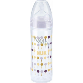 Nuk My Love dojčenská fľaša PP sa silikónovým cumlíkom na mlieko 6-18 mesiacov 250 ml