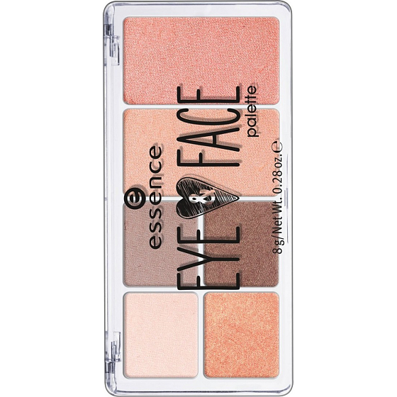 Essence Eye & Face Palette paletka na oči a tvár 02 Rise & Shine 8 g