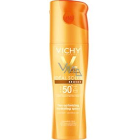 Vichy Capital Soleil SPF 50 Hydratačný sprej na telo optimalizujúce opálenie 200 ml