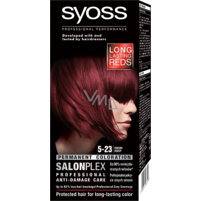 Syoss Color SalonPlex farba na vlasy 5-23 Rubínovo červený