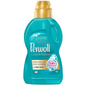 Perwoll Care & Refresh prací gél na syntetickej a zmesné textílie, zachytáva a neutralizuje nežiaduce pachy priamo v látke 30 dávok 1,8 l
