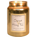 Village Candle Čaj s medom a korením - Spiced Honey Tea vonná sviečka v skle 2 knôty 602 g