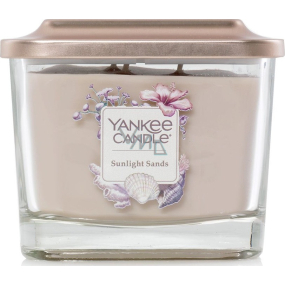 Yankee Candle Sunlight Sands - Preslnené piesky sójová vonná sviečka Elevation strednej sklo 3 knôty 347 g