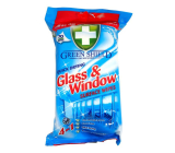Green Shield 4v1 Okná a sklenené povrchy vlhčené čistiace obrúsky 70 kusov