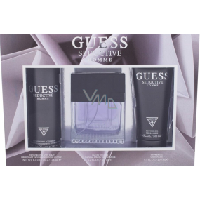 Guess Seductive Homme toaletná voda pre mužov 100 ml + sprchový gél 200 ml + dezodorant v spreji 226 ml, darčeková sada pre mužov