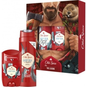 Old Spice Deep Sea Lumberjack sprchový gél 250 ml + dezodorant stick 50 ml, kozmetická sada pre mužov