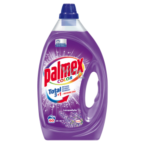 Palmex 6 Color Lavender tekutý prací gél na bielu a farebnú bielizeň 60 dávok 3 l