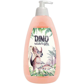 Bohemia Gifts Kids Dino Strawberry tekuté mydlo pre deti s dávkovačom 500 ml