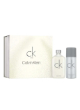 Calvin Klein One toaletná voda 100 ml + deodorant sprej 150 ml, darčeková sada unisex