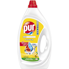 Pur Professional Power Lemon prostriedok na umývanie riadu 4 l