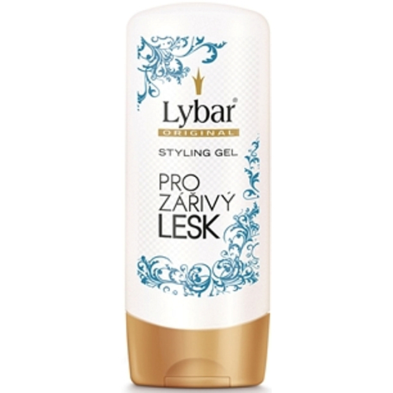Lybar Žiarivý lesk silno tužiaci gél na vlasy 200 ml