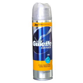 Gillette Series Cool Cleansing gél na holenie chladivý pre mužov 200 ml