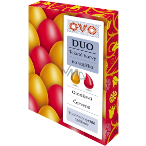 Ovo Tekuté farby Duo Oranžová / Hnedá 2 farby á 20 ml: 1 sáčok (20 ml)