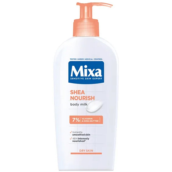 Mixa Rich Intense Nourishment Intenzívne vyživujúce telové mlieko 400 ml