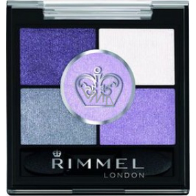 Rimmel London Glam Eyes HD očné tiene 025 Victorias Purple 3,8 g