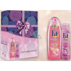 Fa Pink Jasmine Magic Oil Pink sprchový gél 250 ml + Pink Passions dezodorant sprej pre ženy 150 ml, kozmetická sada