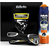 Gillette Fusion ProShield holiaci strojček + Sensitive gél na holenie 170 ml + cestovné púzdro, kozmetická sada, pre mužov