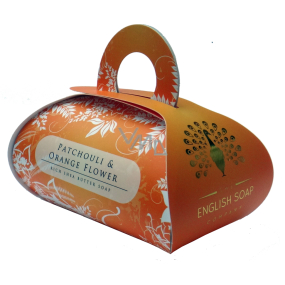 English Soap Pomarančové Pačuli prírodné parfumované mydlo s bambuckým maslom 260 g