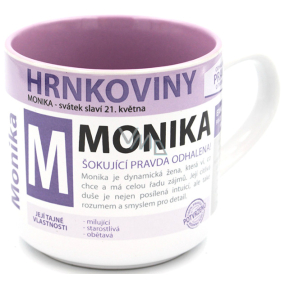 Nekupto Hrnkoviny Hrnček s menom Monika 0,4 litra