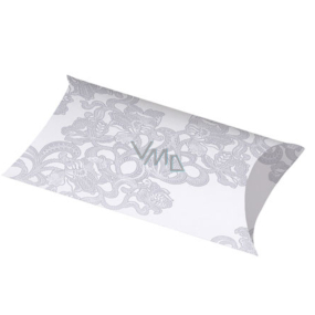 Ditipo Krabička skladacie glitter M biela 180 x 80 x 33 mm