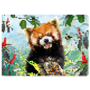 Prime3D magnet - Panda Červená 9 x 7 cm