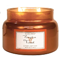 Village Candle Hrejivá tekvice - Pumpkin Tweed vonná sviečka v skle 2 knôty 262 g