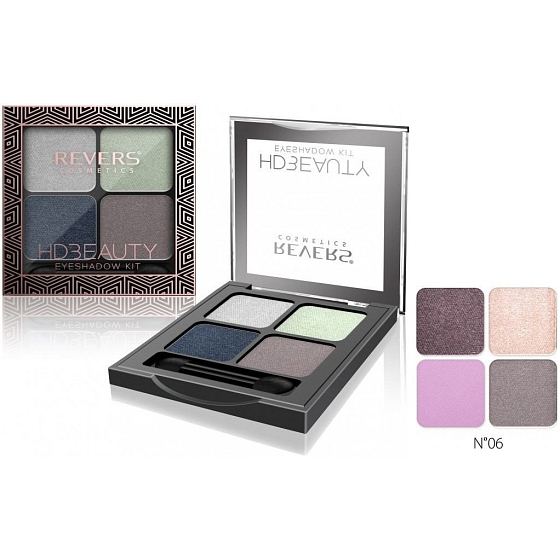 Reverz HD Beauty Eyeshadow Kit paletka očných tieňov 06 4 g
