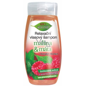 Bion Cosmetics Malina & Mäta relaxačné vlasový šampón 260 ml