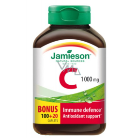 Jamieson Vitamín C prispieva k normálnej funkcii imunitného systému 1000 mg doplnok stravy 120 tabliet