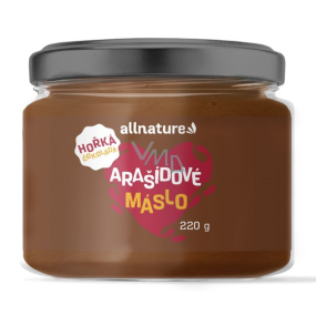 Allnature Arašidové maslo s horkou čokoládou 220 g