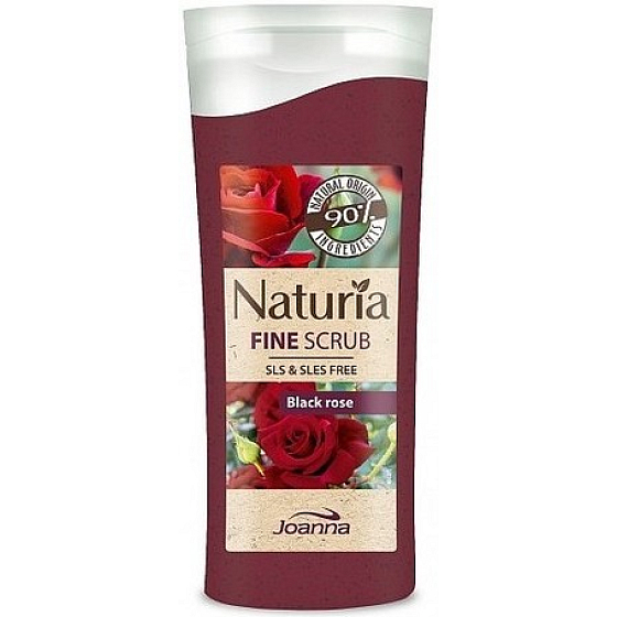 Joanna Body Black Rose sprchový peeling 100 ml