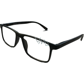 Berkeley Dioptrické okuliare na čítanie +2,0 plastové čierne, čierne károvane spánky 1 kus MC2250