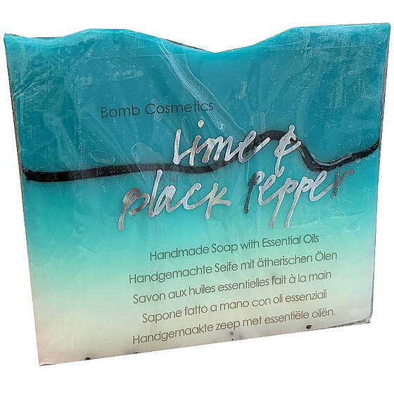 Bomb Cosmetics Limetka a čierny korenie - Limetka a čierny korenie prírodné glycerínové mydlo 100 g